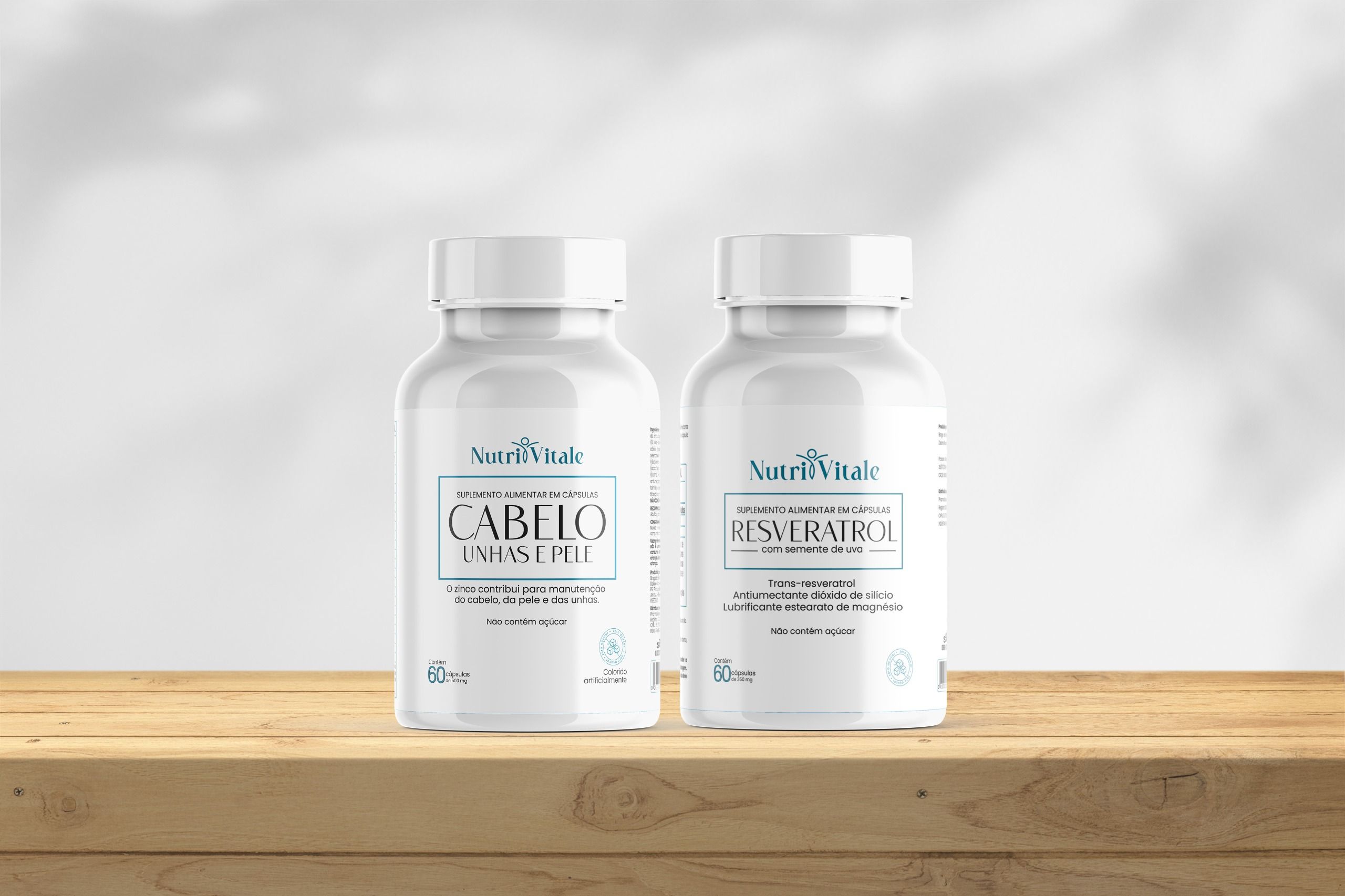 Kit – Resveratrol e Cabelos, Peles e Unhas