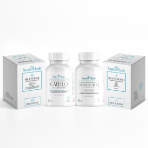 Kit - Shot Matinal e Noturno, Resveratrol e Cabelos, Unhas e Pele